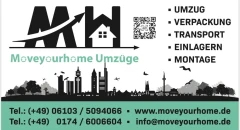 Moveyourhome Umzüge Frankfurt | Professionelles Umzugsunternehmen 🏅 Frankfurt