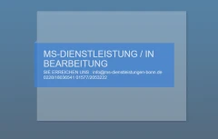 MS-Dienstleistungen e.K. Bonn