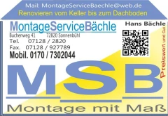 Logo MSB Montage Service Bächle