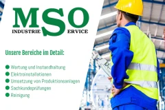 Logo MSO Industrieservice Wartung, Instandhaltung & Emulsionspflege GmbH