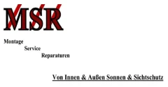 MSR Sonnen und Sichtschutztechnik Jettingen-Scheppach