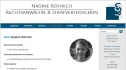 Logo Nadine Röhrich Rechtsanwältin