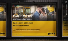 Plakatkampagne &quot;Dresdner Verkehrsbetriebe (DVB)&quot;