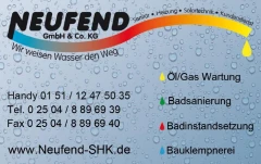 Neufend GmbH & Co. KG Sanitärbetrieb Telgte