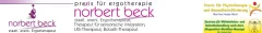 Logo Ergotherapeutische Praxis Beck, Norbert