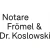 Logo Notare Fr&ouml;mel & Dr. Koslowski