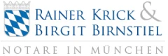 Notare Rainer Krick und Birgit Birnstiel M&uuml;nchen