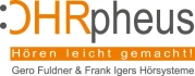 Logo Ohrpheus Hörsysteme Gero Fuldner & Frank Igers