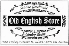 Old English Store Geschenkeshop Freiburg