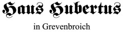 Logo Pension "Haus Hubertus"