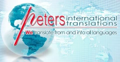 Logo Peters International Translations Übersetzungsbüro
