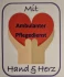 Logo Pflegedienst mit Hand und Herz