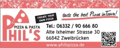 Phil's Pizza und Pasta Lieferservice Zweibrücken