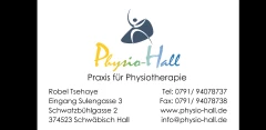 Physio Hall Praxis für Physiotherapie Robel Tsehaye Schwäbisch Hall