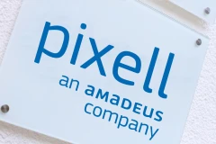 Logo pixell daten & design GmbH