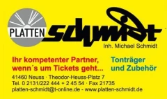 Platten-Schmidt Ticketshop Neuss