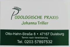 Podologische Praxis Johanna Triller Duisburg