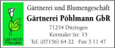 Logo Pöhlmann GbR Gärtnerei Gärtnerei