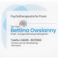 Praxis f&uuml;r Kinder- und Jugendlichenpsychotherapie Dipl.-Psych. Bettina Owsianny Hude