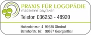 Logo Praxis f&uuml;r Logop&auml;die Madeleine Bayrakeri