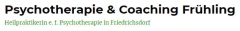 Logo Psychotherapie und Coaching