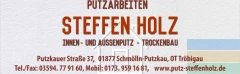 Putzarbeiten Steffen Holz Schm&ouml;lln-Putzkau