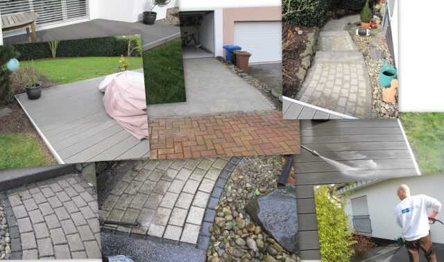 Terrassenreinigung Foto