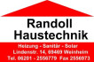 Logo Randoll Haustechnik Heizung, Sanitär, Solar