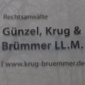 Logo Rechtsanw&auml;lte G&uuml;nzel, Krug & Br&uuml;mmer LL.M.