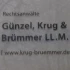 Logo Rechtsanwälte Günzel, Krug & Brümmer LL.M.