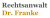 Logo Rechtsanwalt Dr. Franke