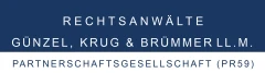 Rechtsanwaltskanzlei G&uuml;nzel, Krug & Br&uuml;mmer LL.M. Augsburg