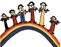 Logo für Geistigbehinderte des Kreises Aachen, Regenbogenschule