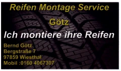 Reifen Montage Service Götz Wiesthal