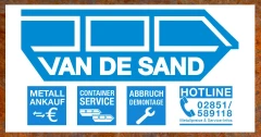 Logo Rohstoff und Metallhandel van de Sand