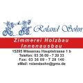 Roland Sohn Zimmerei Wiesenau bei Frankfurt