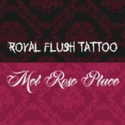 Logo Royal Flush Tattoo u. Schmuck & Mel Rose Place Nageldesign Studio