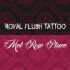 Logo Royal Flush Tattoo u. Schmuck & Mel Rose Place Nageldesign Studio