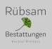 Logo R&uuml;bsam Bestattungen