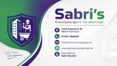 Sabri's Entr&uuml;mpelungen Dienstleistungen Pfullendorf