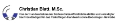 Logo Sachverständiger Christian Blatt ö.b.u.v. für Parkett und Bodenbeläge