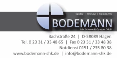Sanit&auml;r, Heizung und Klempnerei Bodemann (Inh. Schewe & Quasdorf GbR) Hagen Hagen