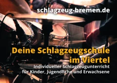 Individueller Schlagzeugunterricht im Bremer Viertel