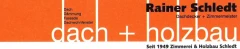 Logo Schledt Rainer Zimmerei und Holzbau Zimmerermeister