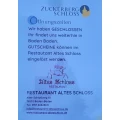 Schlo&szlig;caf&eacute; Kappelrodeck