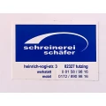 Schreinerei Sch&auml;fer Tutzing
