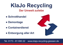 Schrotthandel Gie&szlig;en - Klajo Recycling Gie&szlig;en