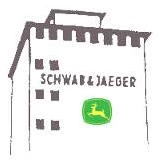 Logo Schwab und Jaeger, Landwirtschaftliches Lagerhaus