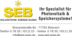 SEB Solar GmbH Biberach, Baden