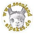 Logo Seenland-Alpakas Alpakazucht Mario Wiesner & Angela P&ouml;tschick GbR